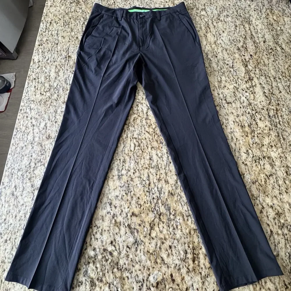 Oclunlc Golf Pants Mens Size 34 with 32 inch inseam Black